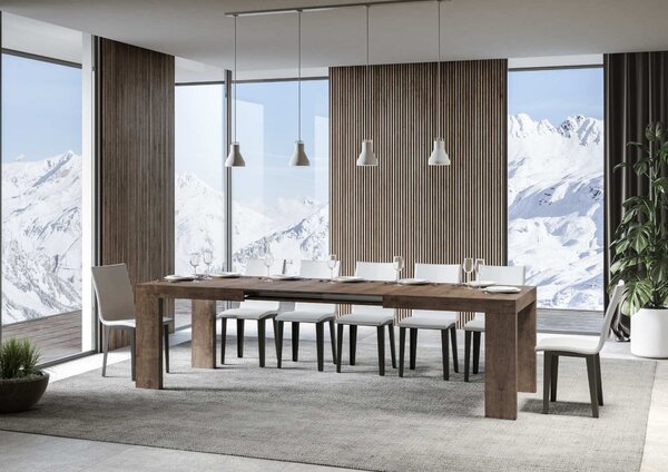 Tavolo Allungabile 160-264x90x77 cm Roxell Noce