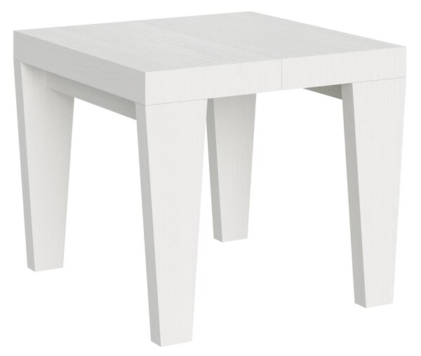 Tavolo Allungabile 90-246x90x77 cm Spimbo Bianco Frassino