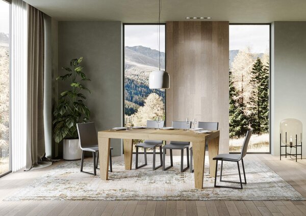Tavolo Allungabile 160-264x90x77 cm Spimbo Quercia Naturale