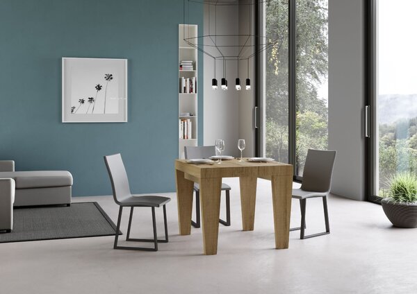 Tavolo Allungabile 90-246x90x77 cm Spimbo Quercia Naturale