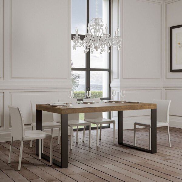 Tavolo 160x90x77 cm Tecno fix Noce