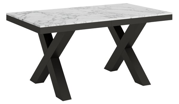 Tavolo Allungabile 160-264x90x80 cm Traffic Evolution Marmo