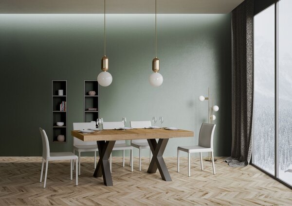 Tavolo 180x90x77 cm Traffic Fix Quercia Naturale