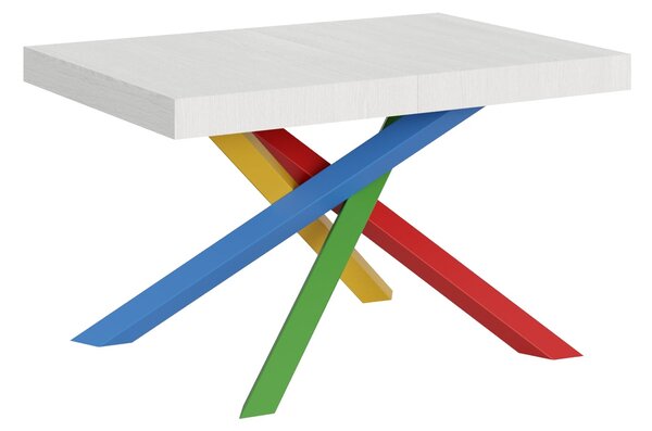 Tavolo Allungabile 130-234x90x77 cm Volantis Bianco Frassino