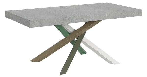 Tavolo Allungabile 180-284x90x77 cm Volantis Cemento