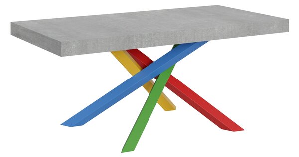 Tavolo Allungabile 180-284x90x77 cm Volantis Cemento