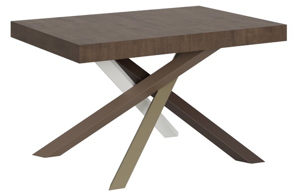 Tavolo Allungabile 120-224x90x77 cm Volantis Noce Telaio 4C