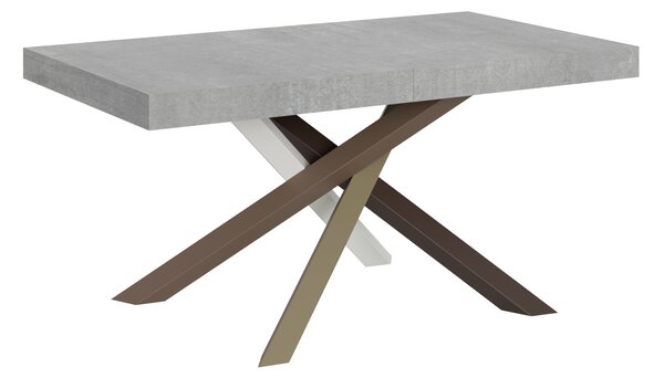Tavolo Allungabile 160-264x90x77 cm Volantis Cemento