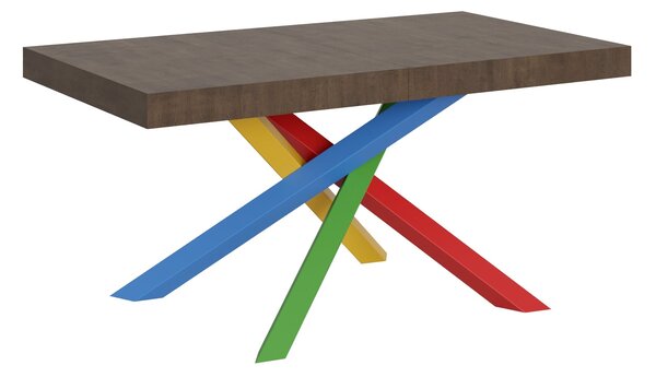 Tavolo Allungabile 160-264x90x77 cm Volantis Noce