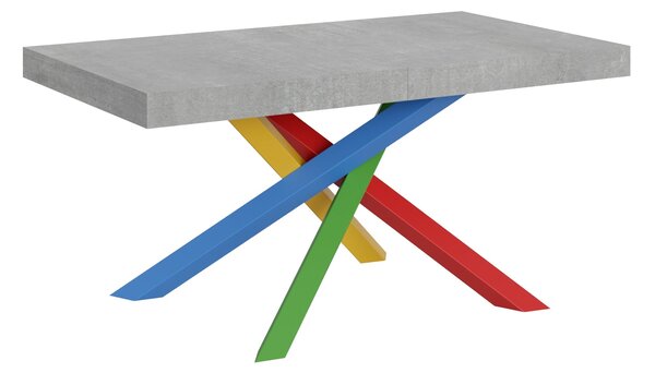 Tavolo Allungabile 160-264x90x77 cm Volantis Cemento