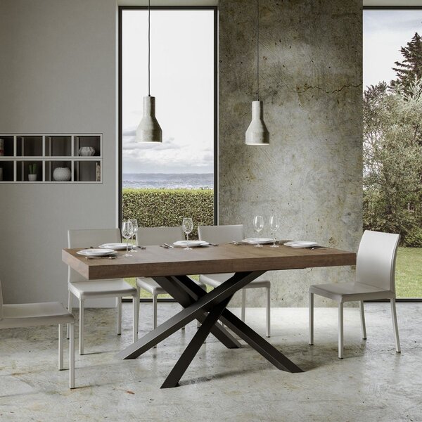 Tavolo Allungabile 120/224x90x77 cm Volantis Premium Noce
