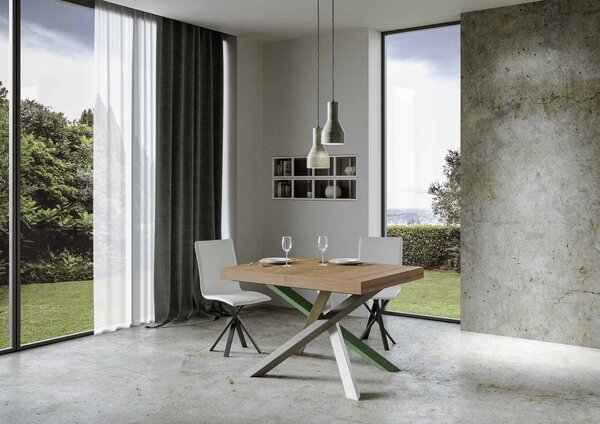 Tavolo Allungabile 120/224x90x77 cm Volantis Premium Quercia Natura