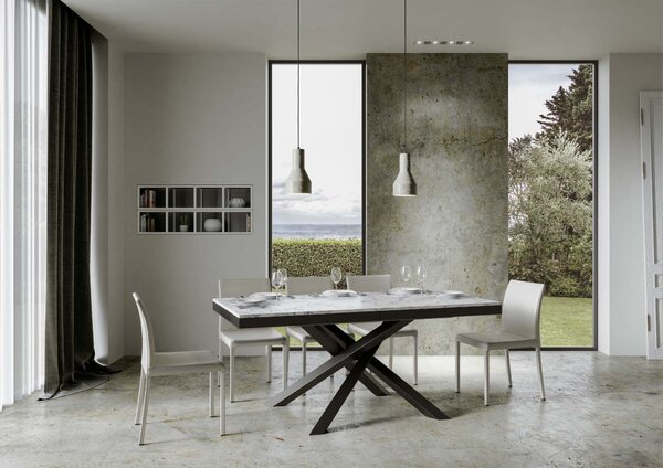 Tavolo Allungabile 180-440x90x77 cm Volantis Evolution Marmo