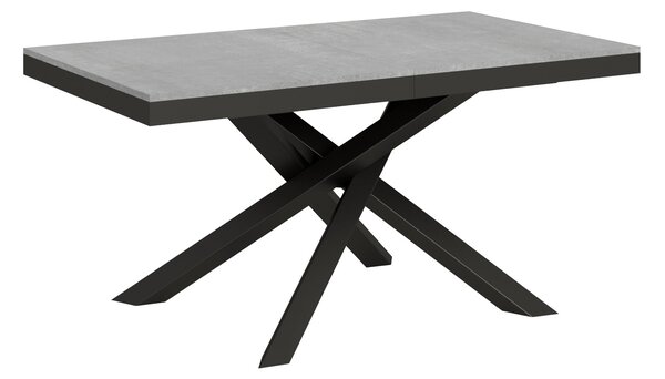 Tavolo Allungabile 160-264x90x80 cm Volantis Evolution Cemento