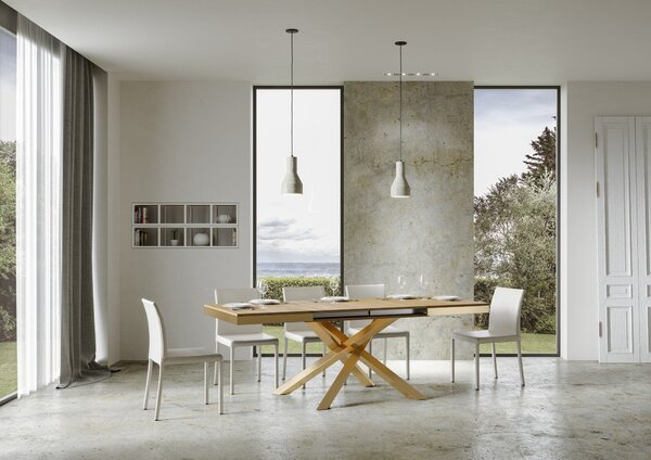 Tavolo Allungabile 120-224x90x80 cm Volantis Evolution Quercia Naturale