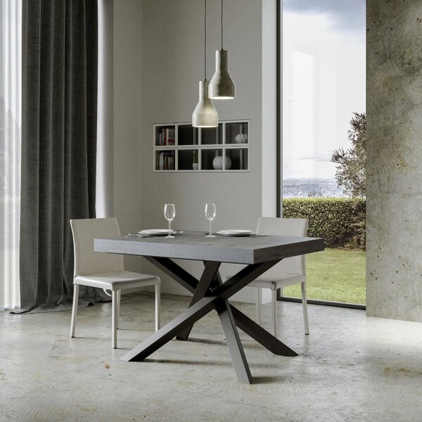 Tavolo 130x90x77 cm Volantis Fix Cemento
