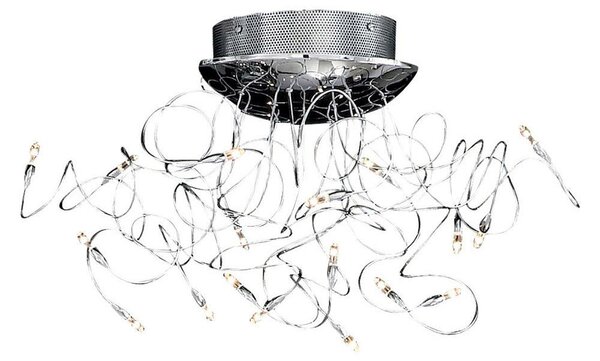 Plafoniera Lampada da soffitto 18 x 10W G4 Ideal Lux Cromo