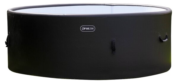 Vasca Idromassaggio da Esterno Gonfiabile Riscaldata 4-6 Posti Ø180x65 cm Ease.Zone Nera