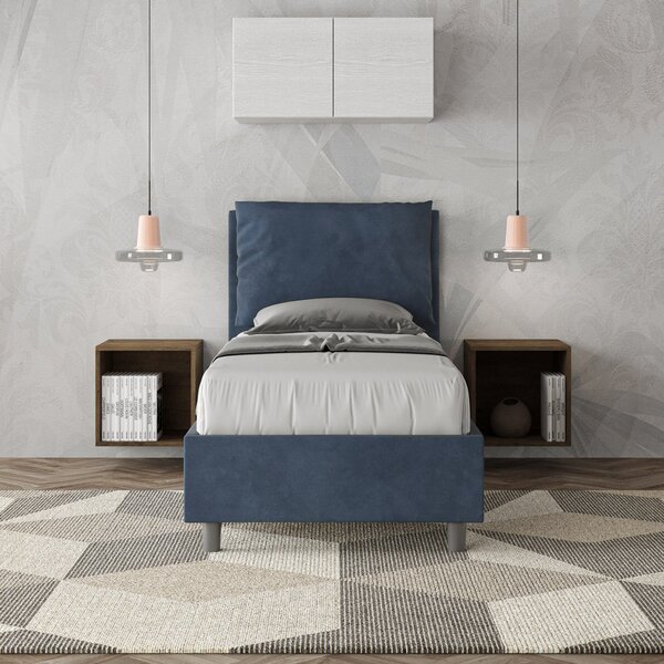 Letto Singolo 80x190 cm Senza Rete Antea Blu