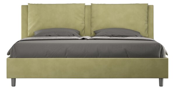 Letto Matrimoniale Francese 140x190 cm Senza Rete Antea Tè Verde