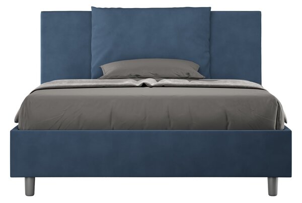 Letto Matrimoniale Francese 140x190 cm Senza Rete Antea Blu