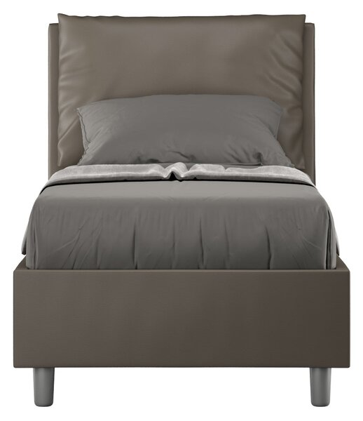 Letto Singolo 80x190 cm Senza Rete Antea Cappuccino