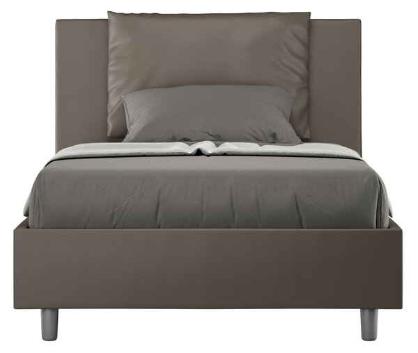 Letto 1 Piazza e Mezzo 120x190 cm Senza Rete Antea Cappuccino