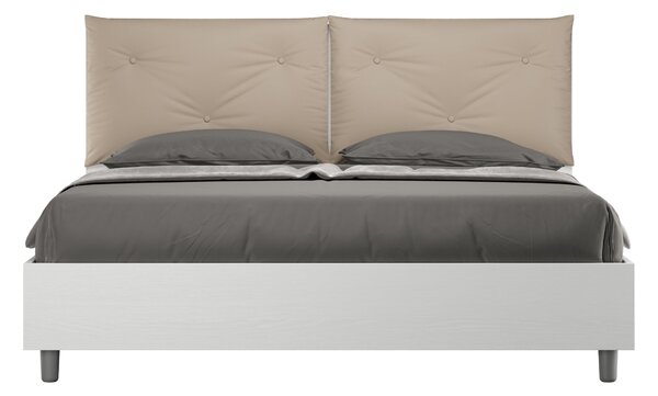 Letto Matrimoniale 160x190 cm Senza Rete Appia Egos Tortora