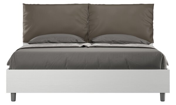 Letto Matrimoniale 160x190 cm Senza Rete Antea Egos Cappuccino