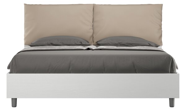 Letto Matrimoniale 160x190 cm Senza Rete Antea Egos Tortora