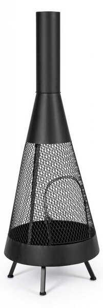 Braciere da Giardino Ø50x138h cm Efesto Nero