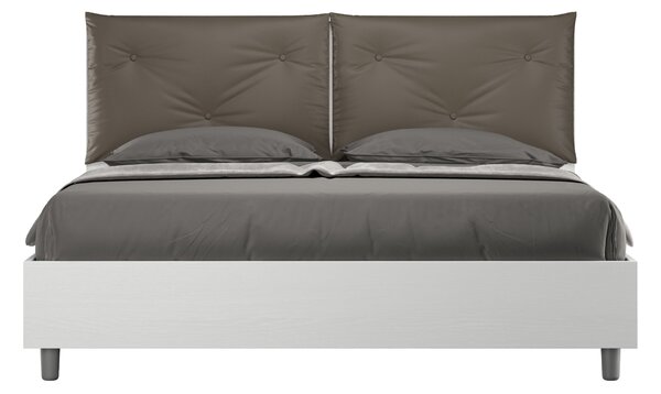 Letto Matrimoniale 160x190 cm Senza Rete Appia Egos Cappuccino