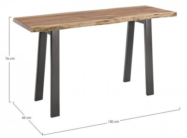 Consolle Fissa 130x45x76h cm Aron