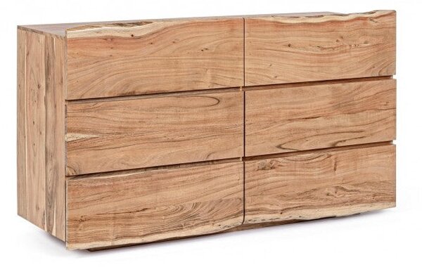 Cassettiera 6 Cassetti 142x45x83h cm Aron
