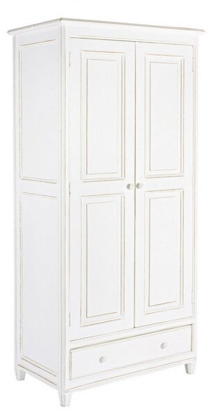 Mobile Armadio 90x55x190 cm 2 Ante 1 Cassetto Colette