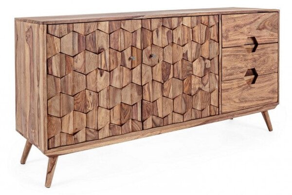 Credenza 2 Ante 3 Cassetti 145x40x77h cm Kant