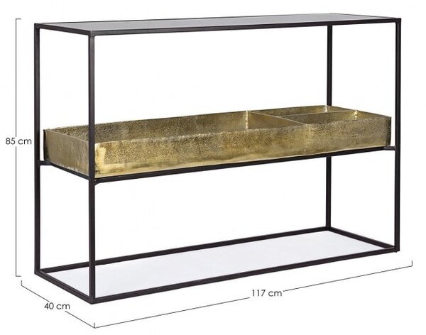 Consolle Fissa 117x40x85h cm con Contenitore Mavila