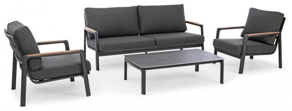 Divano 2/3 Posti 192x87x86h cm con Cuscini Jalisco Antracite