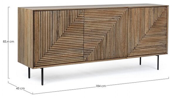 Credenza 3 Ante 184x45x83,4h cm Darsey