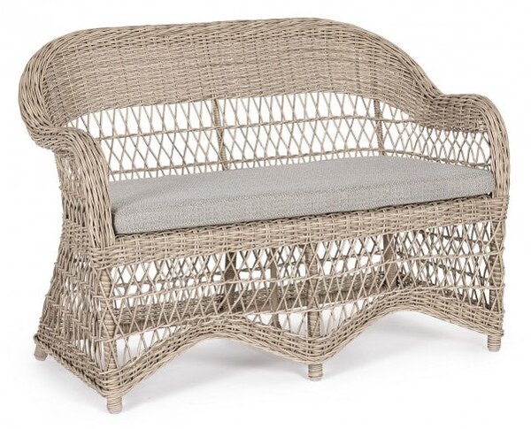 Divano 2 Posti 117x66x84h cm con Cuscini Jupiter New