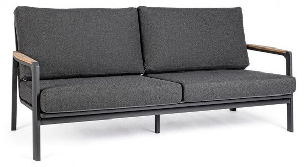 Divano 2/3 Posti 192x87x86h cm con Cuscini Jalisco Antracite
