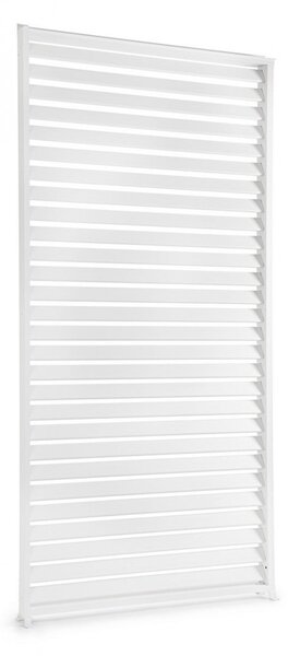 Pannello Frangisole Laterale per Pergola 123,5x6x238h cm Ocean Bianco