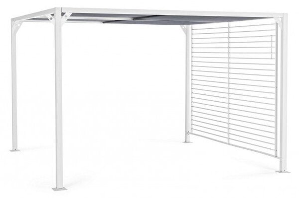Pergola da Giardino 3x3,6xh2,1m Noah Bianca