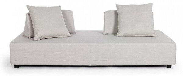 Divano con Cuscini 200x90x32h cm Piper Sand