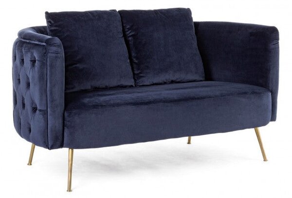 Divano 2 Posti 144x77x79,5h cm Tenbury Blu
