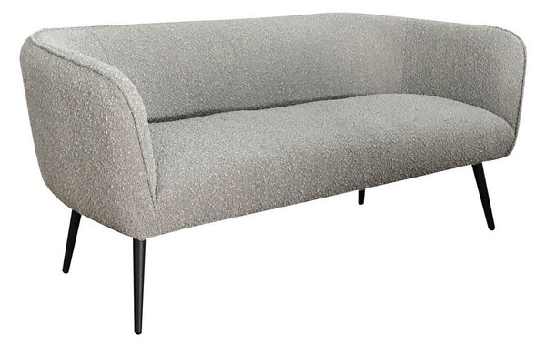 Divano 3 Posti 175x70x68h cm Avril Grigio Bouclè