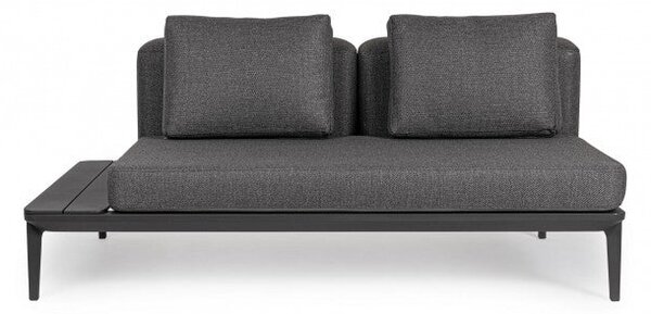 Divano 2 Posti 174x99x73h cm Lounge Matrix Antracite