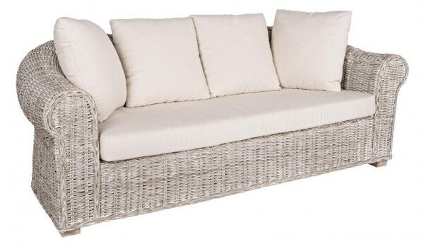 Divano 3 Posti 204x96x80h cm con Cuscini Coba