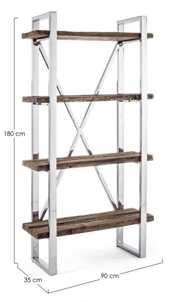 Libreria 90x35x180h cm Stanton