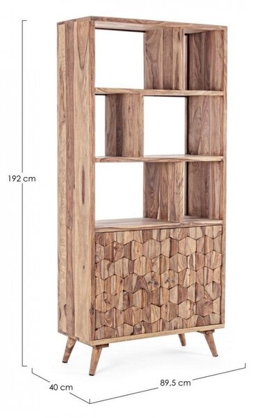 Libreria 2 Ante 89,5x40x192h cm Kant